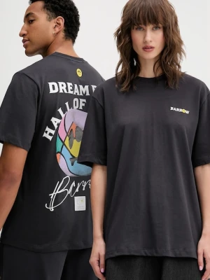 Barrow t-shirt bawełniany kolor szary wzorzysty F5BWUATH127