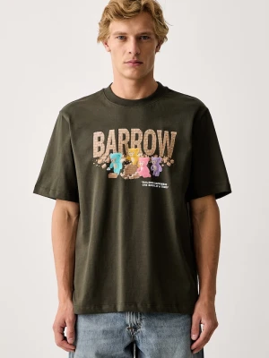 Barrow T-shirt bawełniany zielony