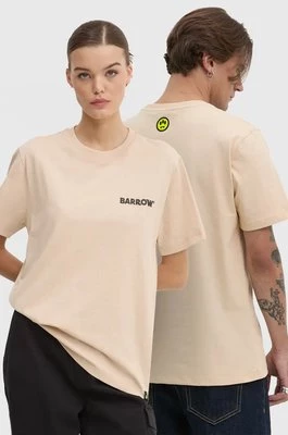 Barrow t-shirt kolor beżowy z nadrukiem F4BWUATH134