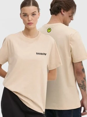 Barrow t-shirt kolor beżowy z nadrukiem F4BWUATH134