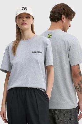 Barrow t-shirt kolor szary z nadrukiem F4BWUATH134