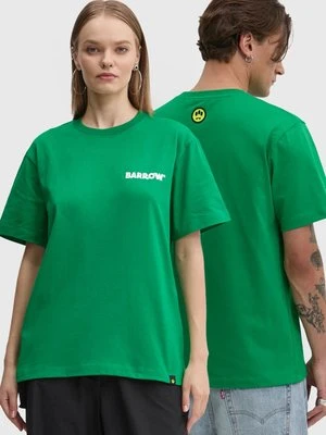 Barrow t-shirt kolor zielony z nadrukiem F4BWUATH134