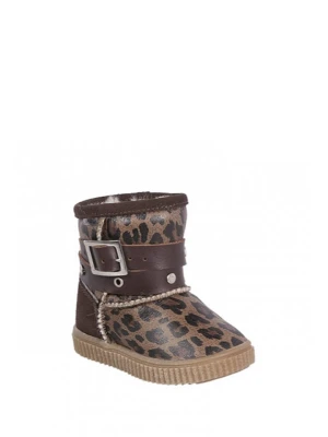 Bartek Skórzane botki w kolorze brązowo-czarnym rozmiar: 24