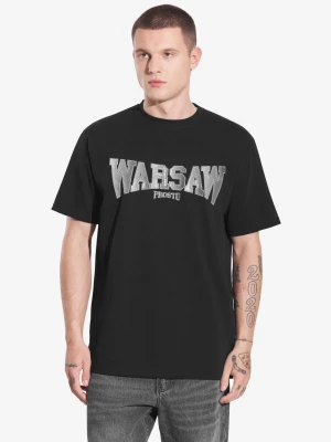 bartoszgajewski t-shirt bawełniany czarny Prosto