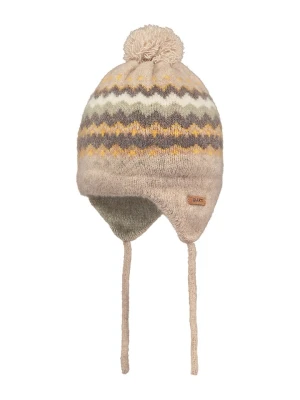 Barts Czapka "Jalem" w kolorze beżowym ze wzorem rozmiar: 47 cm