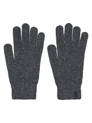 Barts Rękawiczki "Banxs" w kolorze antracytowym rozmiar: M/L