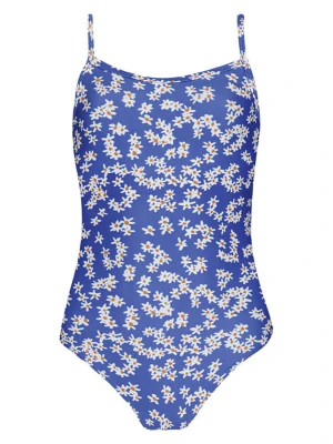 Barts Strój kąpielowy "Moave" w kolorze niebiesko-biało-pomarańczowym rozmiar: 116