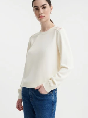 Basic bluza z akcentem na ramionach Greenpoint