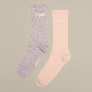 SNIPES 2 PACK - Basic Logo Confetti Crew Socks uniseks Skarpety wielokolorowy rozmiar Odzież