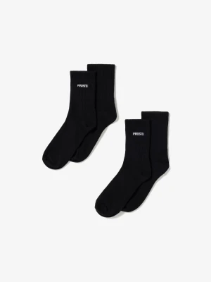 Basic skarpety męskie 2-pack czarne PROSTO.