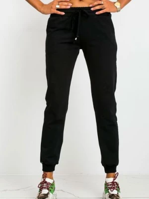 BASIC Spodnie dresowe damskie - czarne BASIC FEEL GOOD
