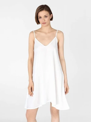 Basiclo Sukienka w kolorze białym rozmiar: L