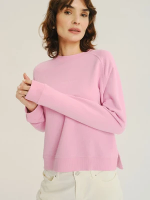 Basicowa bluza w różowym kolorze Greenpoint
