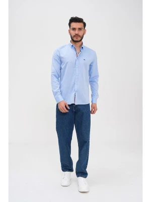 Basics & More Koszula - Regular fit - w kolorze błękitnym rozmiar: XXL