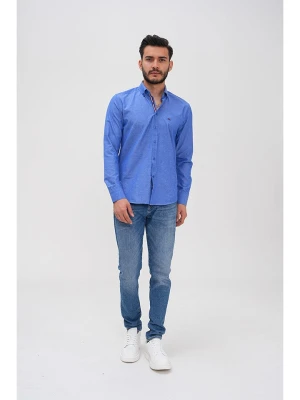 Basics & More Koszula - Regular fit - w kolorze niebieskim rozmiar: L