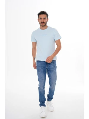 Basics & More Koszulka w kolorze błękitnym rozmiar: L