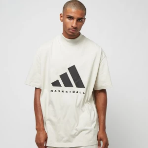 adidas Originals Basketball Cotton Jersey T-Shirt mężczyźni T-Shirty i Polo zielony rozmiar Odzież
