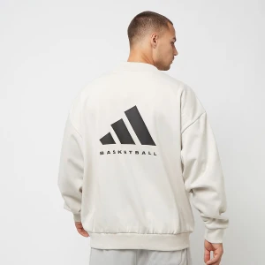adidas Originals Basketball Longsleeve mężczyźni Bluzy beż rozmiar Odzież