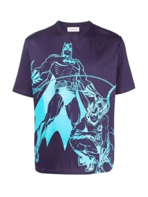 Batman Graficzna Koszulka z Nadrukiem Lanvin