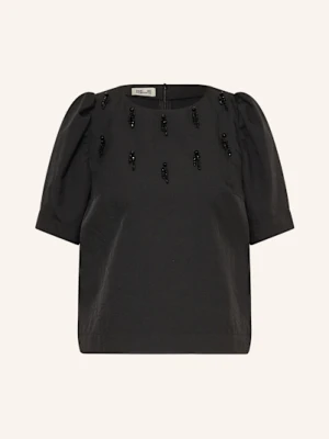 Baum Und Pferdgarten Bluzka Minu Z Ozdobnymi Kamykami schwarz