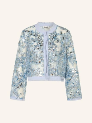 Baum Und Pferdgarten Kurtka Z Siateczki Bethina Z Cekinami blau
