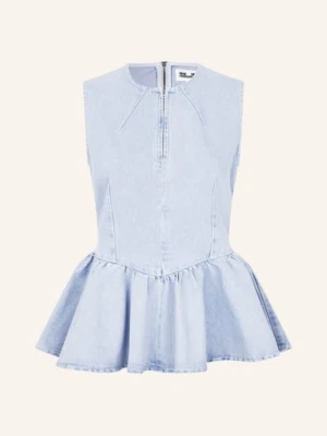 Baum Und Pferdgarten Top Dżinsowy Merja Z Falbanami blau