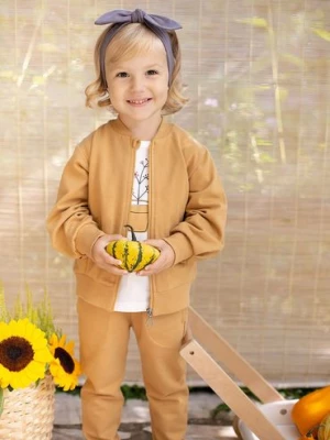 Bawełniana bluza dziewczęca - żółta Pinokio