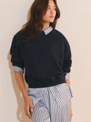 Bawełniana bluza Etam marine
