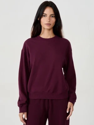 Bluza z okrągłym dekoltem z bawełny Etam