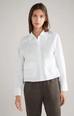 Bawełniana bluza z twillu w kolorze białym Joop