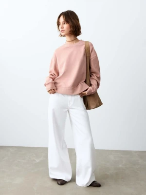 Bawełniana bluza ze wzorem brzoskwiniowy - Teen - - MANGO TEEN