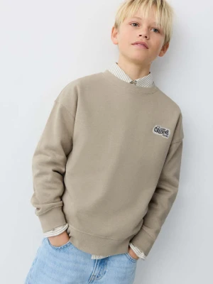 Zdjęcie produktu Bawełniana bluza ze wzorem piaskowy - Dzieci - lata - MANGO KIDS