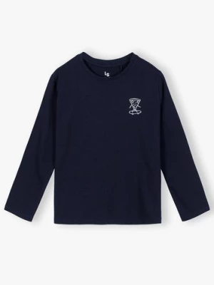Bawełniana bluzka chłopięca z długim rękawem - Pizza Lincoln & Sharks by 5.10.15.