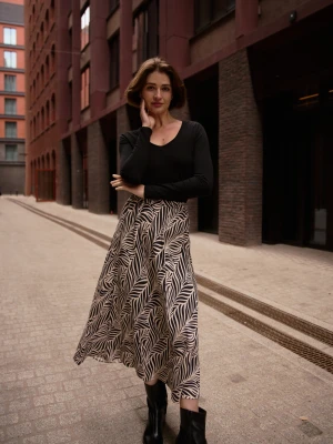 Bawełniana bluzka czarna Moodo