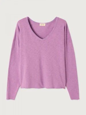 BAWEŁNIANA BLUZKA LILA AMERICAN VINTAGE