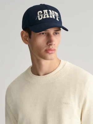 Bawełniana Czapka Archive Script Cotton Twill GANT