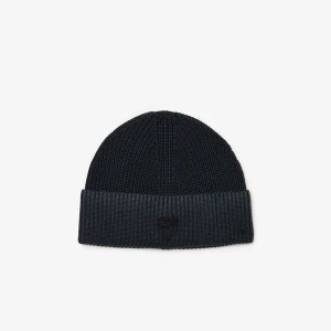 Bawełniana czapka typu beanie z efektem sprania Lacoste