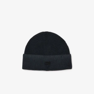 Bawełniana czapka typu beanie z efektem sprania Lacoste