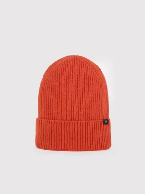 Bawełniana czapka w kolorze pomarańczowym Pako Lorente