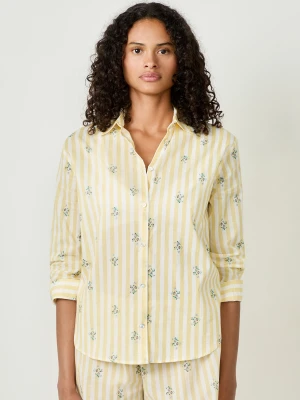 Bawełniana koszula nocna we wzory Etam