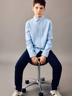 Zdjęcie produktu Bawełniana koszula Oxford błękitny - Dzieci - - MANGO KIDS