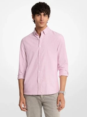 Bawełniana koszula w prążki o klasycznym kroju Michael Kors Mens