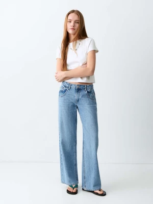 Zdjęcie produktu Bawełniana koszulka basic złamana biel - Teen - - MANGO TEEN