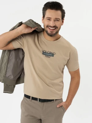 Bawełniana koszulka, Comfort Fit, T-CALVI Volcano