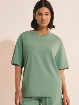 Bawełniana koszulka piżamowa z krótkim rękawem  Etam