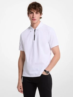 Bawełniana koszulka polo na zamek Michael Kors Outlet