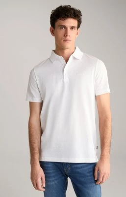 Bawełniana koszulka polo Pacey w kolorze białym Joop