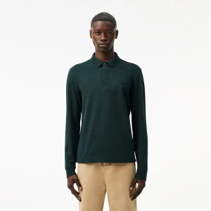 Bawełniana koszulka polo z długim rękawem Smart Paris Lacoste