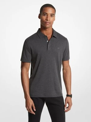 Bawełniana koszulka polo z haftowanym logo Michael Kors Mens
