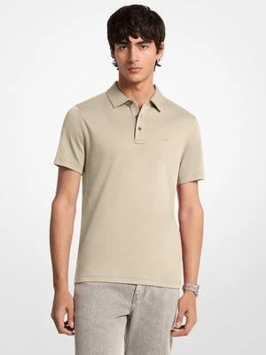 Bawełniana koszulka polo z haftowanym logo Michael Kors Mens